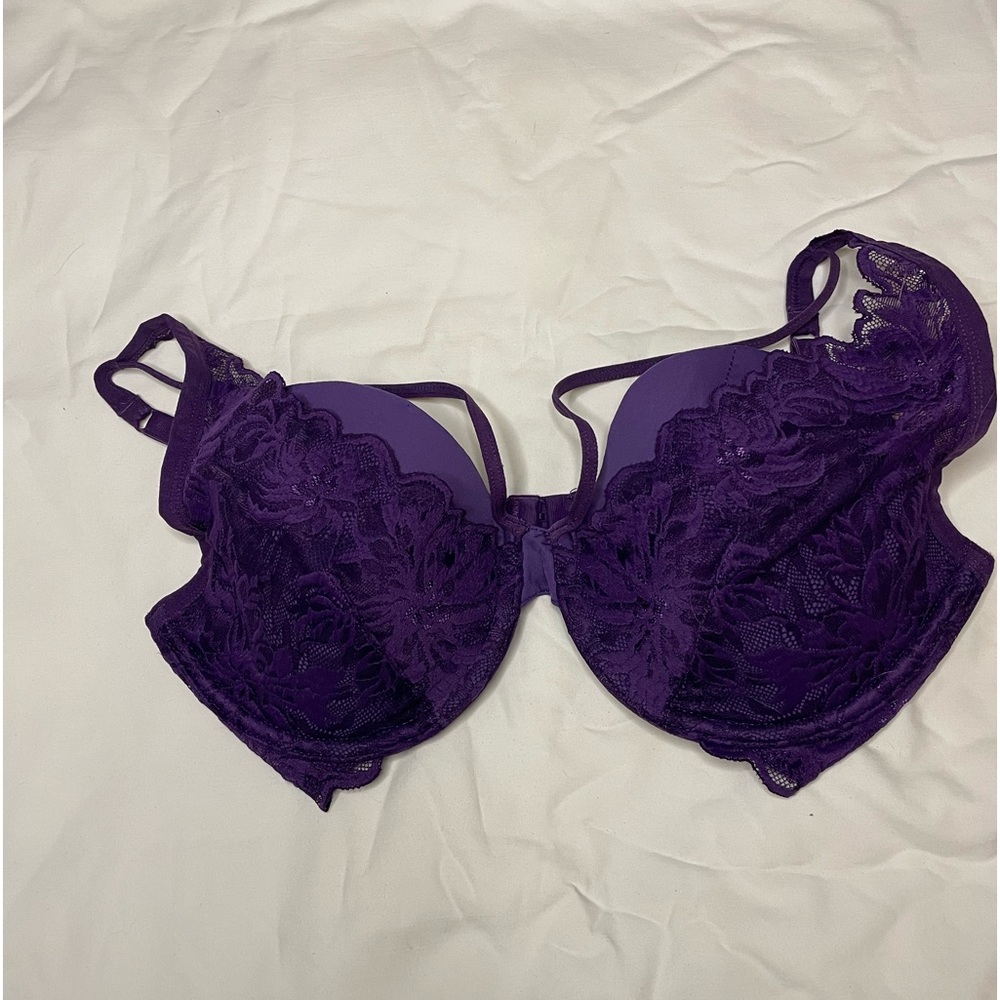 Adore Me 34 DDD Purple Bra
